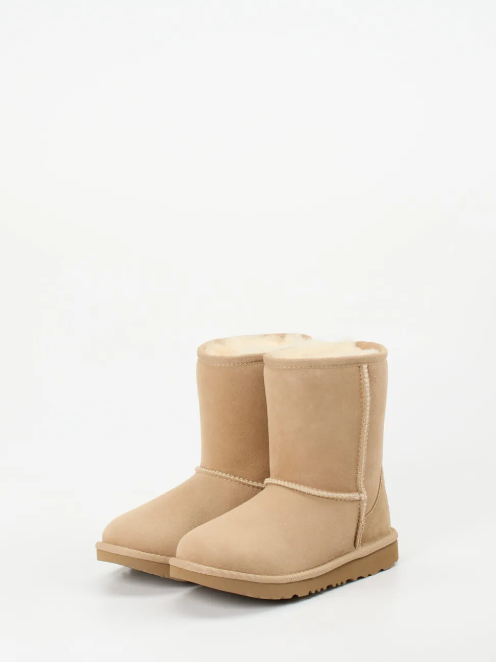 UGG – Lammfell-Boots aus Veloursleder Beige