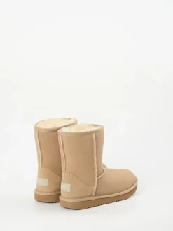 UGG – Lammfell-Boots aus Veloursleder Beige