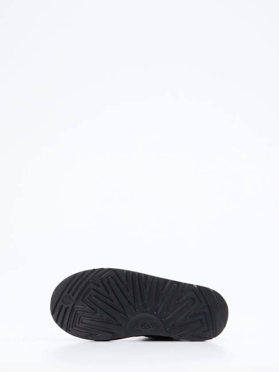 UGG – Lammfell-Boots aus Veloursleder schwarz