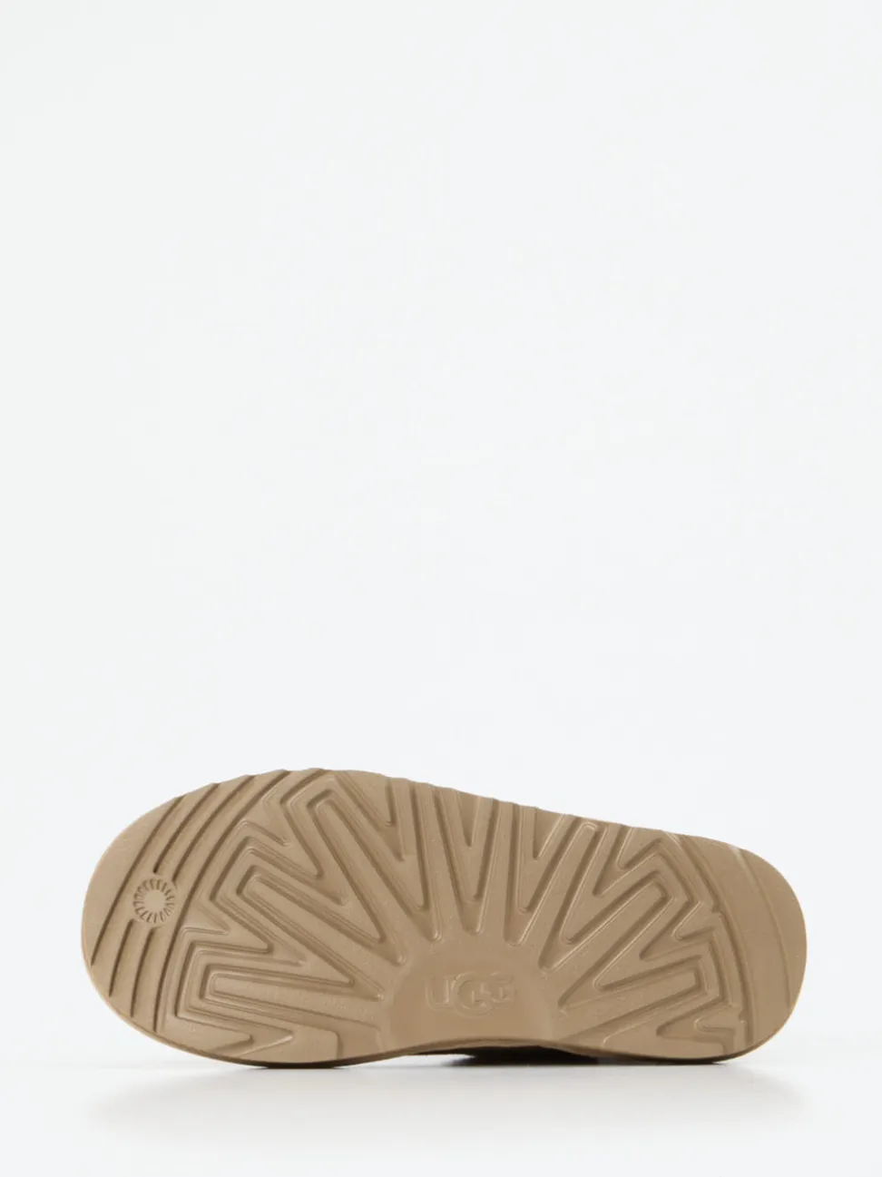 UGG – Lammfell-Boots aus Veloursleder beige