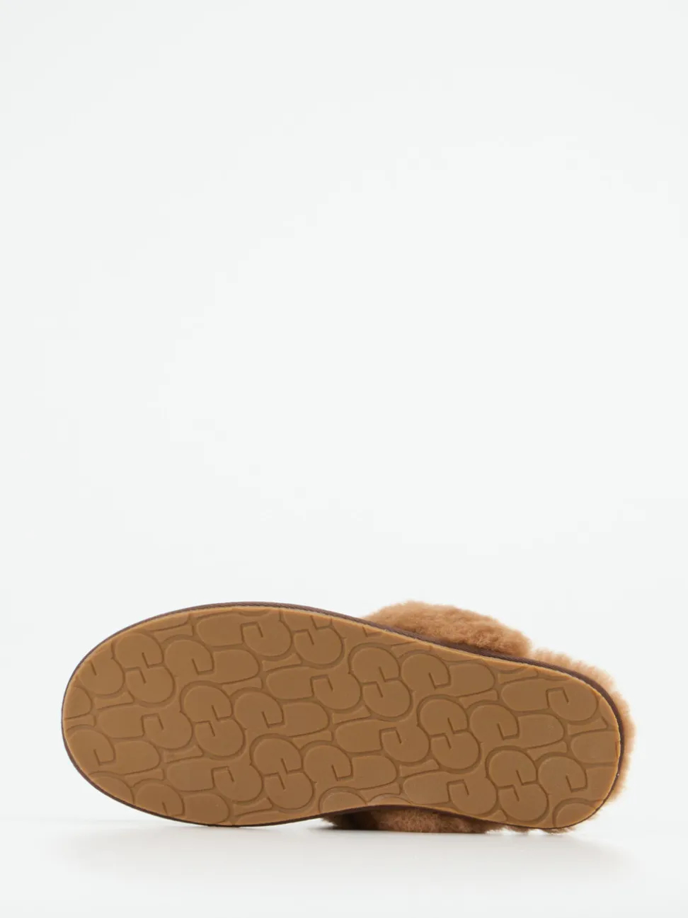 UGG – Lammfellhausschuh aus Veloursleder Dunkelbraun