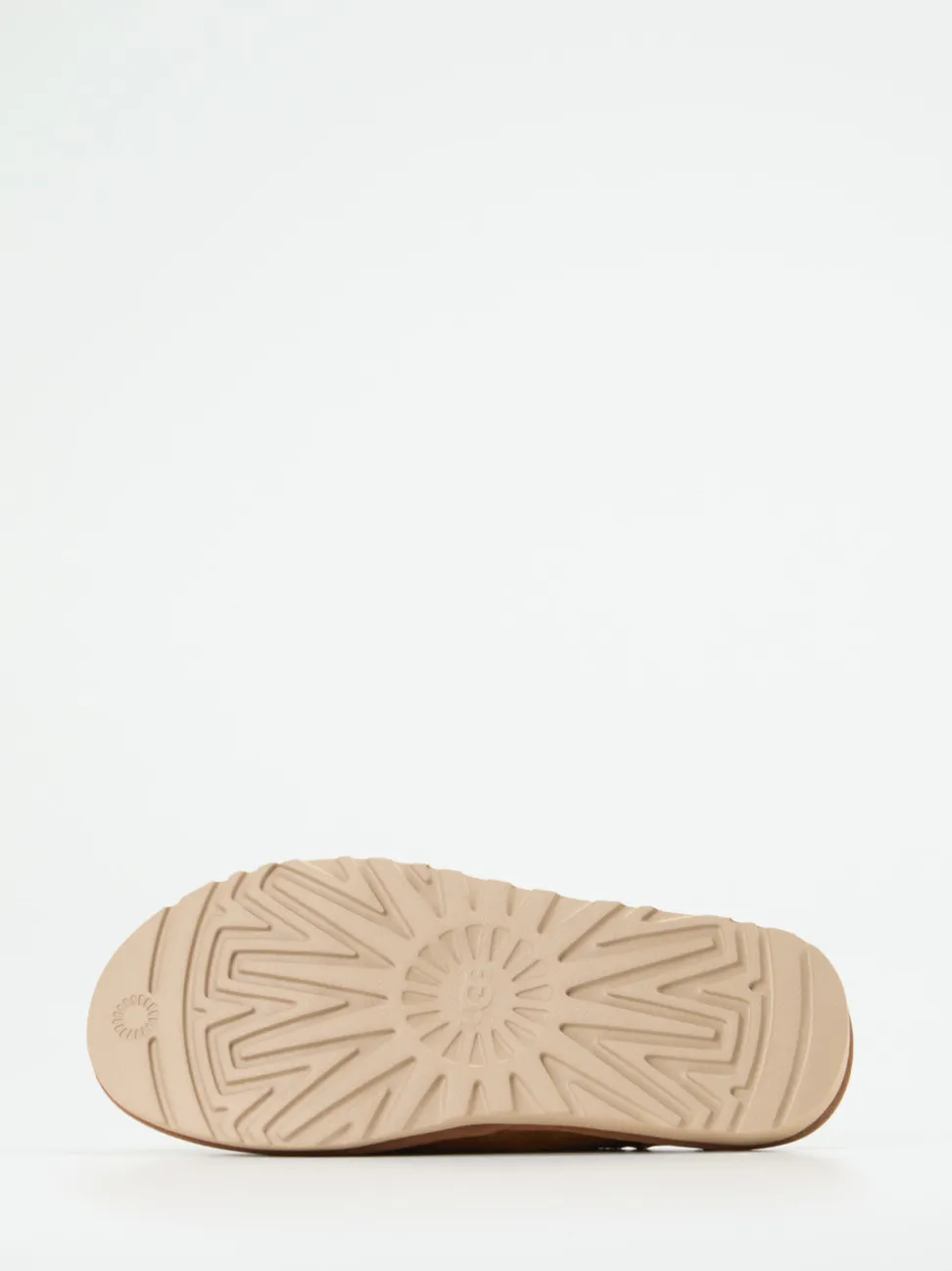 UGG – Lammfell-Pantoffeln aus Veloursleder braun