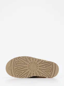 UGG – Lammfell-Pantoffeln aus Veloursleder Beigebraun
