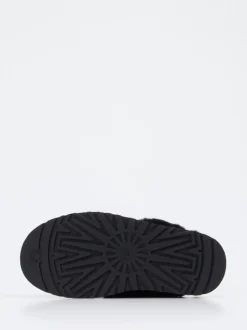 UGG – Lammfell-Pantoletten aus Veloursleder Schwarz
