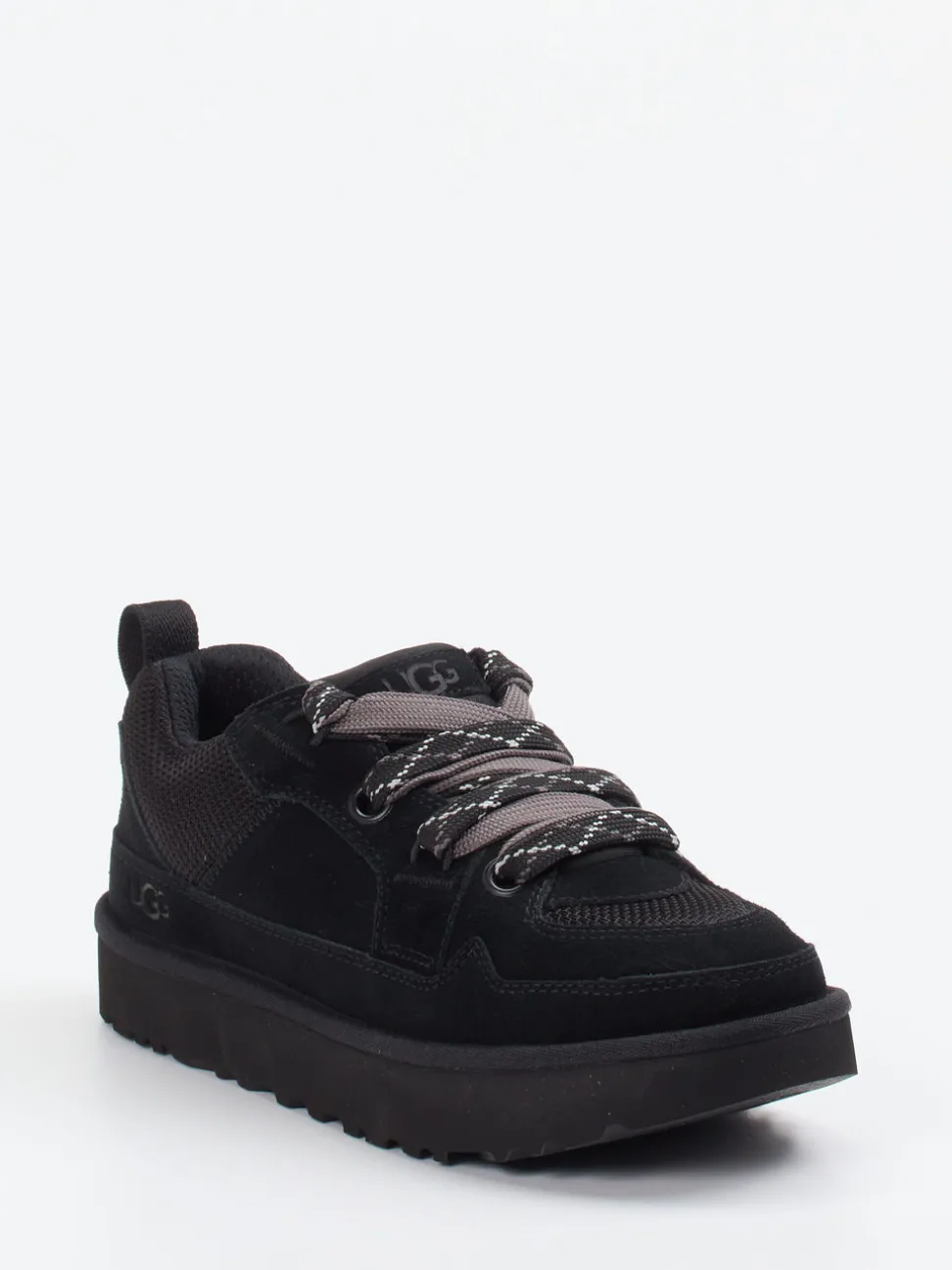 UGG – Low-Top Sneaker aus Veloursleder Schwarz
