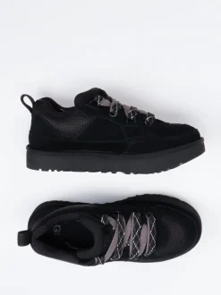 UGG – Low-Top Sneaker aus Veloursleder Schwarz