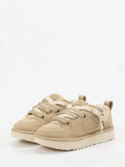 UGG – Low-Top Sneaker aus Veloursleder beige
