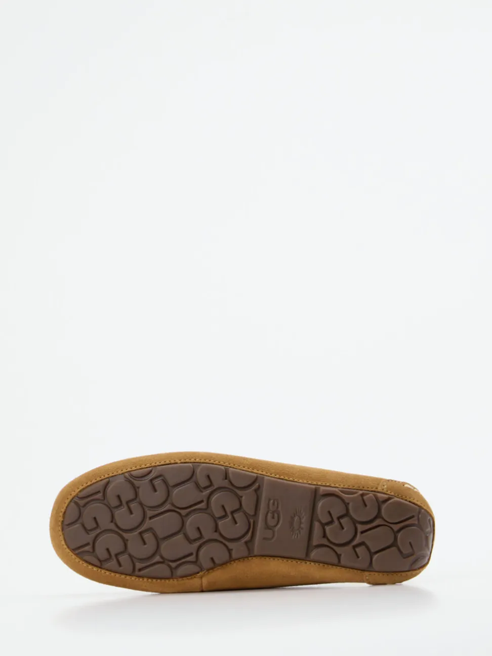 UGG – Mokassin-Hausschuh aus Veloursleder Camelbraun