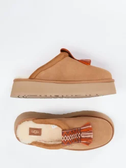 UGG – Mules aus Veloursleder mit Plateau