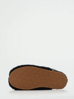 UGG – Pantoffeln aus Fell in Schwarz
