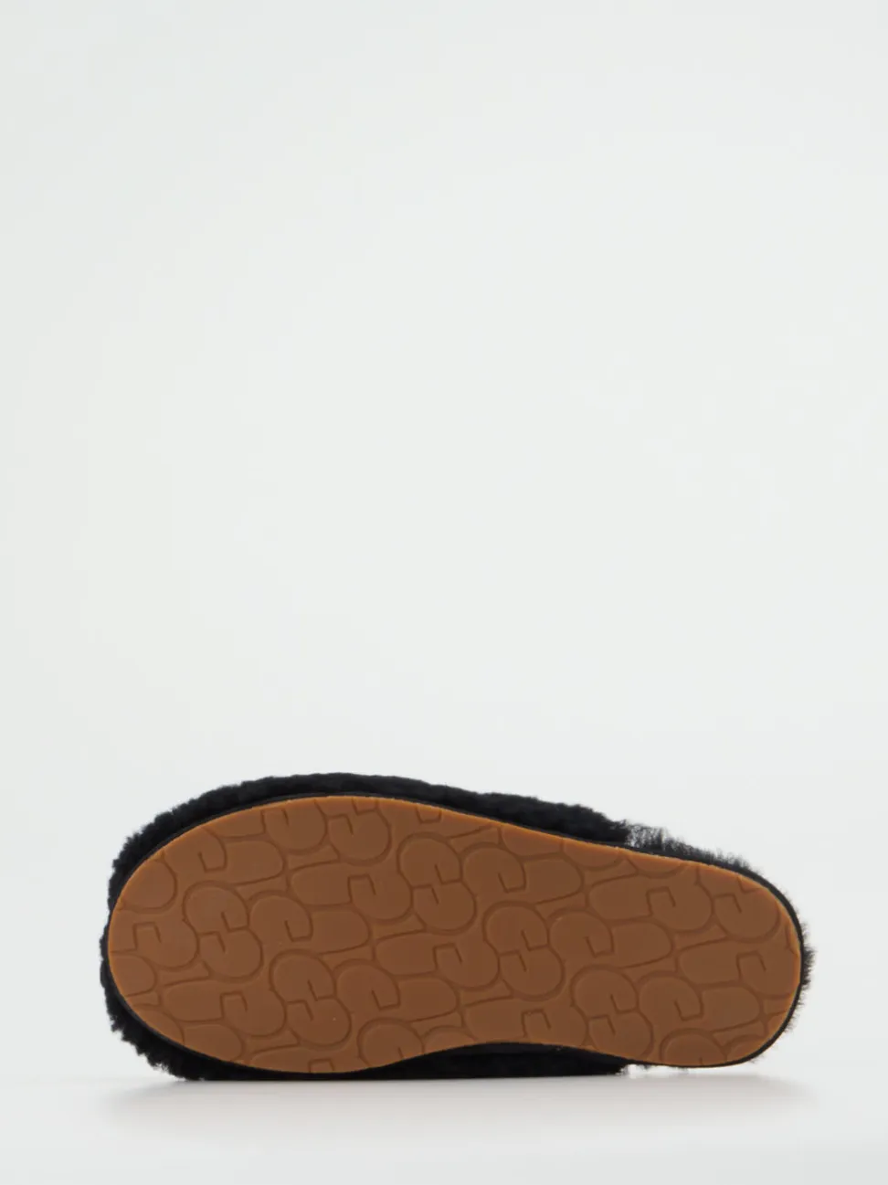 UGG – Pantoffeln aus Fell in Schwarz
