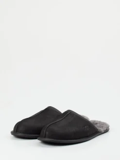 UGG – Pantoffeln aus Nubukleder schwarz