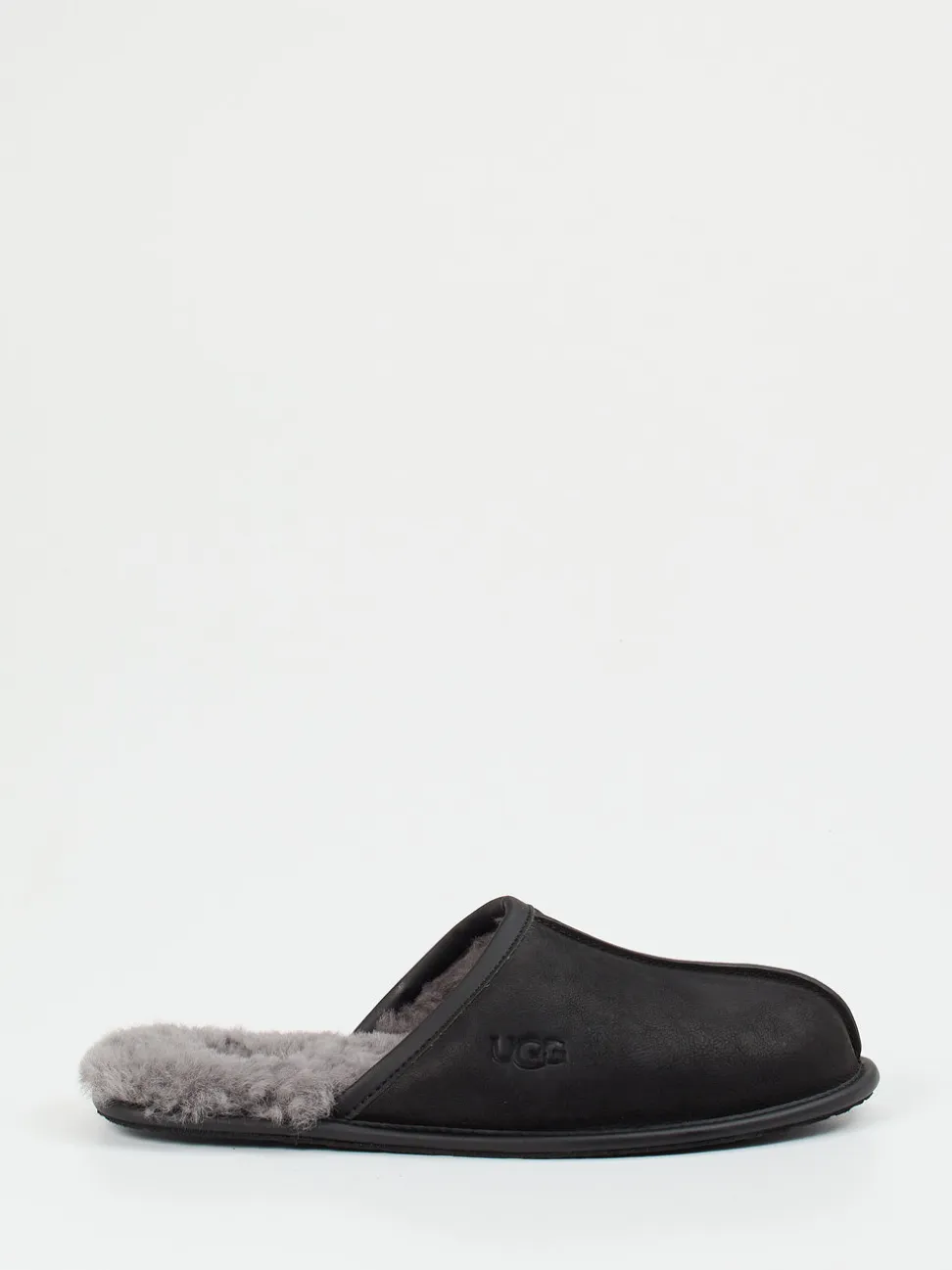 UGG – Pantoffeln aus Nubukleder schwarz