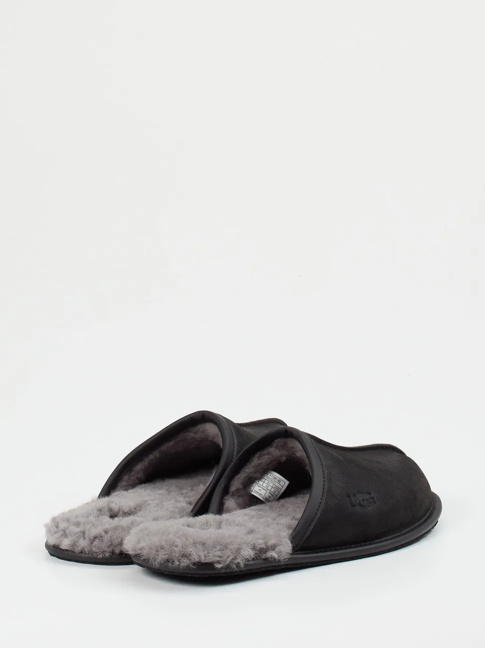 UGG – Pantoffeln aus Nubukleder schwarz