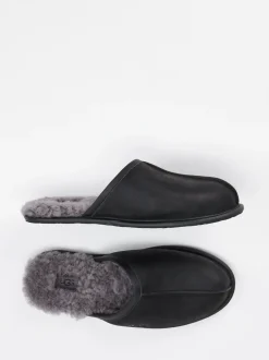 UGG – Pantoffeln aus Nubukleder schwarz