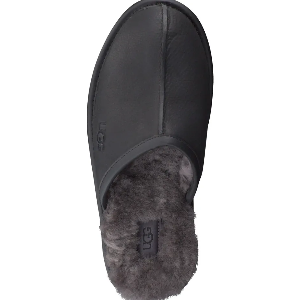 UGG – Pantoffeln aus Nubukleder schwarz