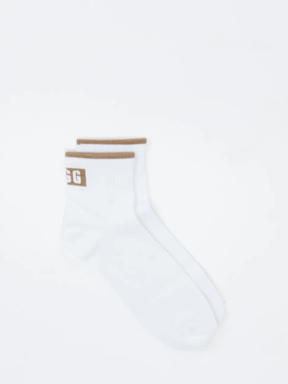UGG – Quarter-Socken aus Textil in Weiß