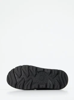 UGG – Schnürboots aus Veloursleder Schwarz