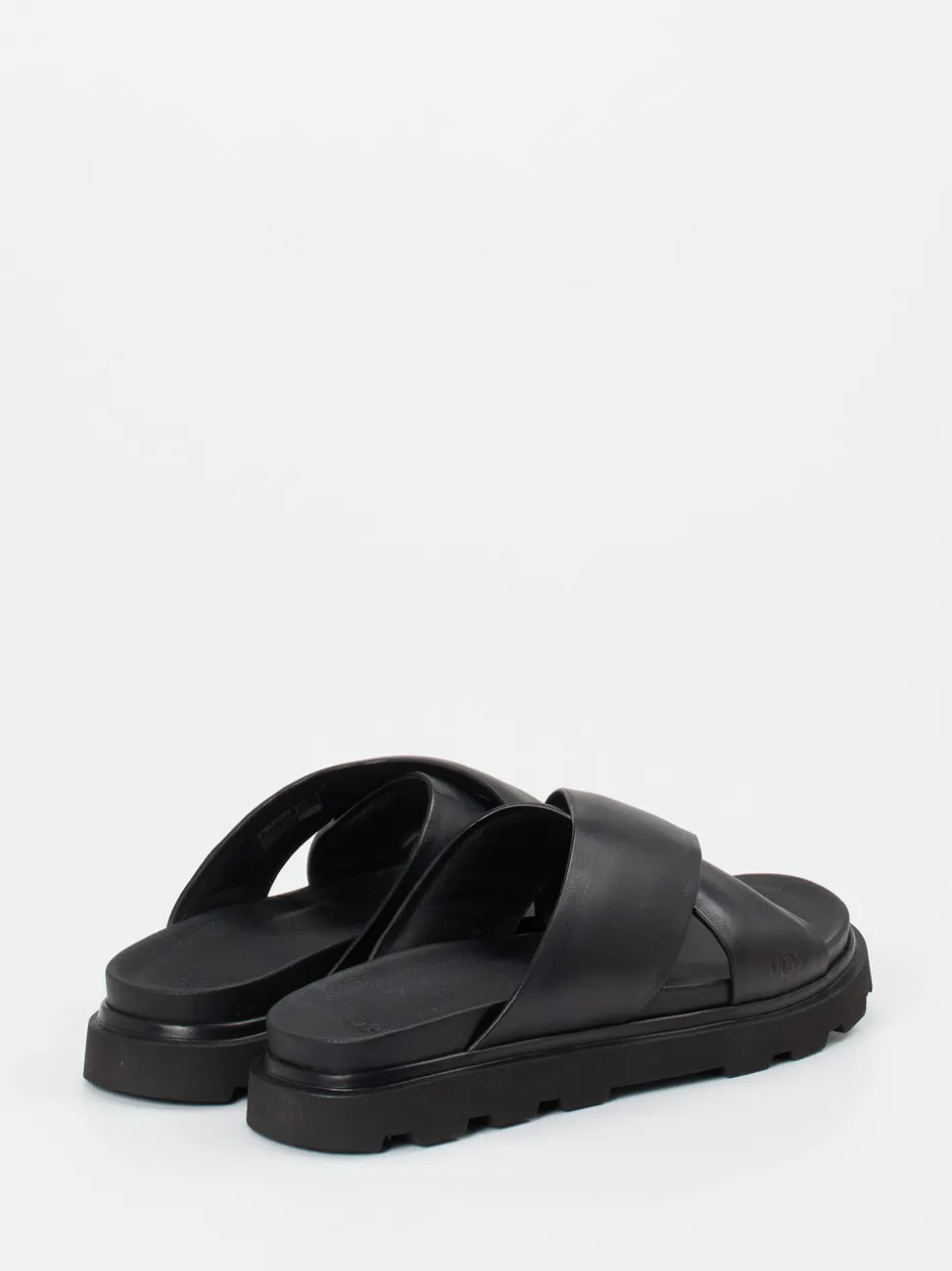 UGG – Slides aus Kalbleder in Schwarz