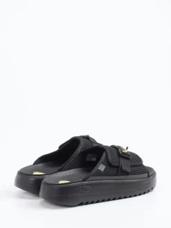 UGG – Slides aus Textil mit Mesh und Neondetails