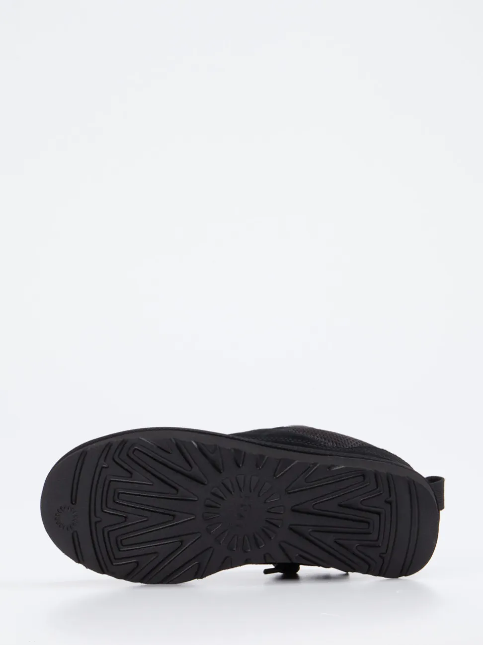 UGG – Sneaker aus Veloursleder und Mesh schwarz