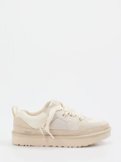 UGG – Sneaker aus Veloursleder in Beige