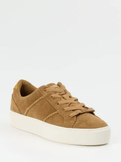 UGG – Sneaker aus Veloursleder cognacbraun