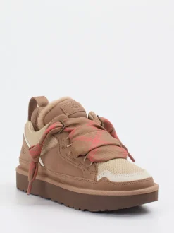 UGG – Sneaker aus Veloursleder und Textil braun