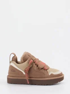 UGG – Sneaker aus Veloursleder und Textil braun