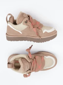 UGG – Sneaker aus Veloursleder und Textil braun