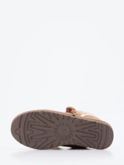 UGG – Sneaker aus Veloursleder und Textil braun