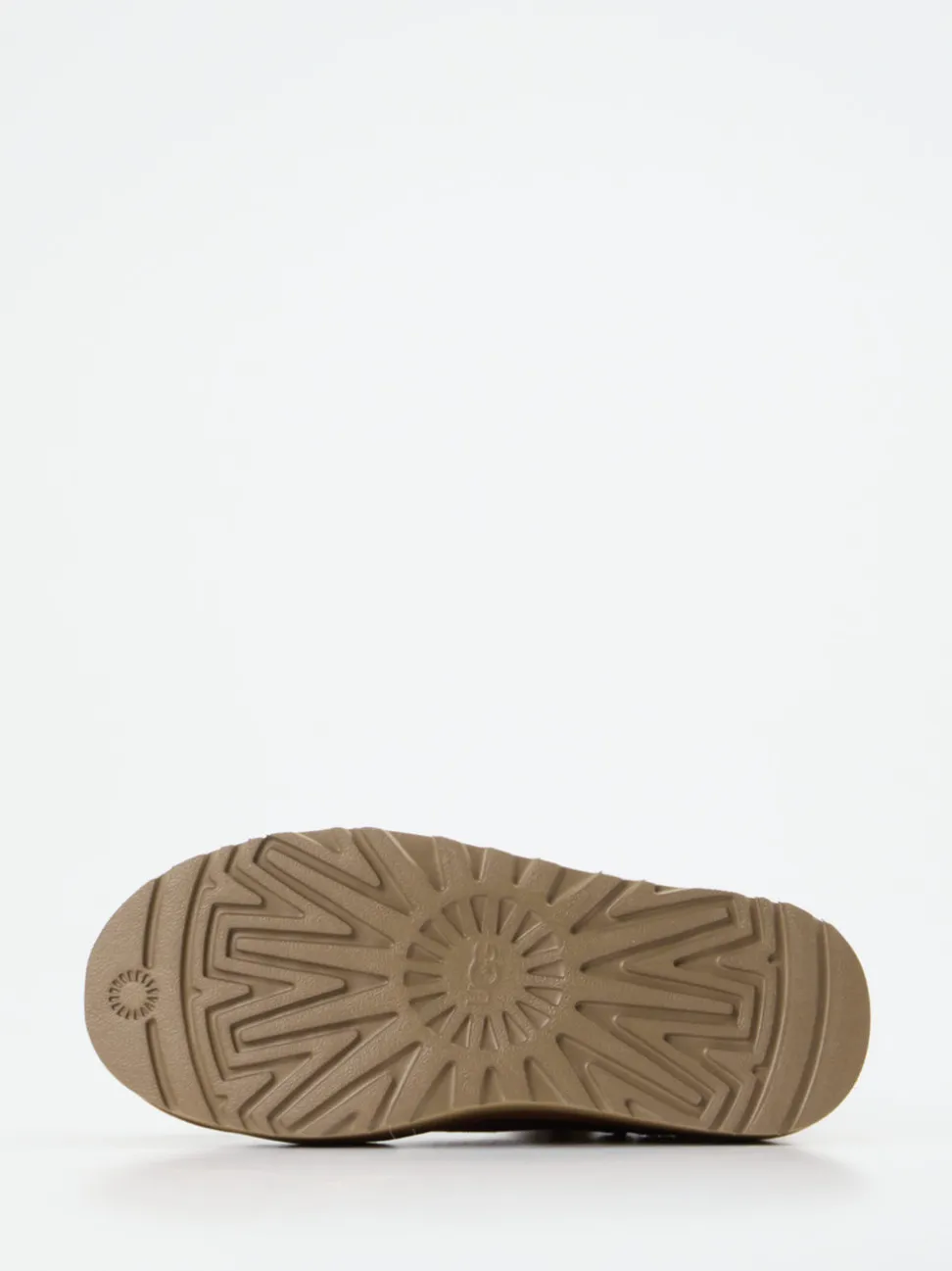 UGG – Stiefelette aus Veloursleder sandbeige