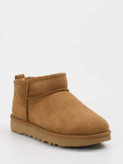 UGG – Stiefelette aus Veloursleder cognacbraun