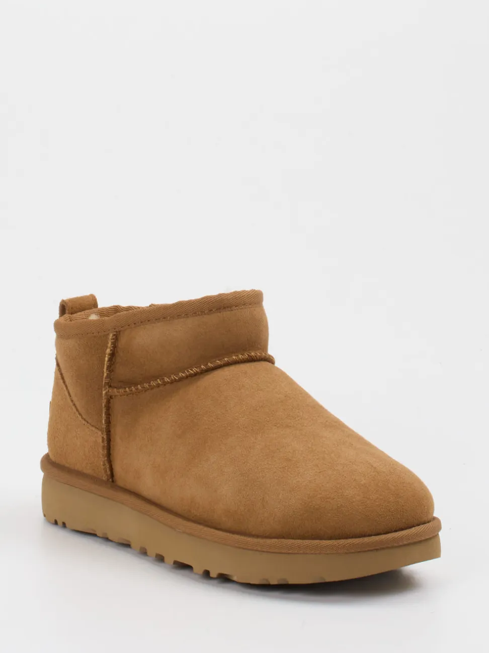 UGG – Stiefelette aus Veloursleder cognacbraun