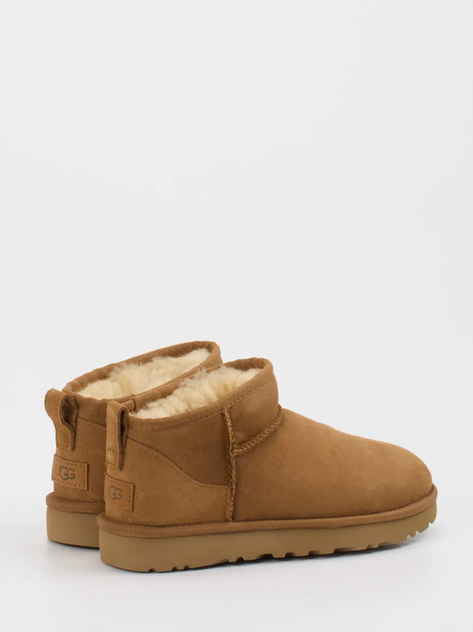 UGG – Stiefelette aus Veloursleder cognacbraun