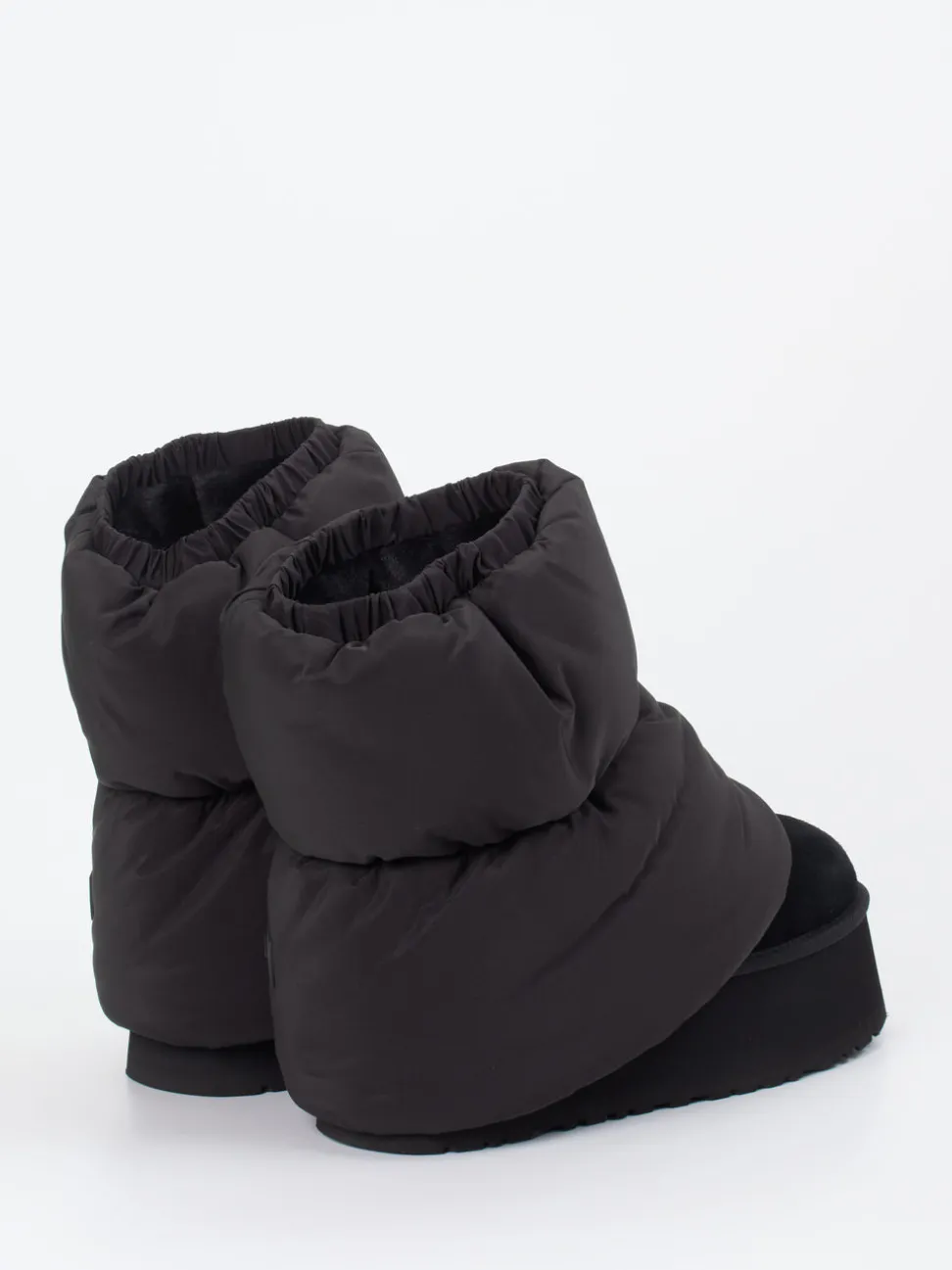UGG – Stiefelette aus Veloursleder und Nylon schwarz