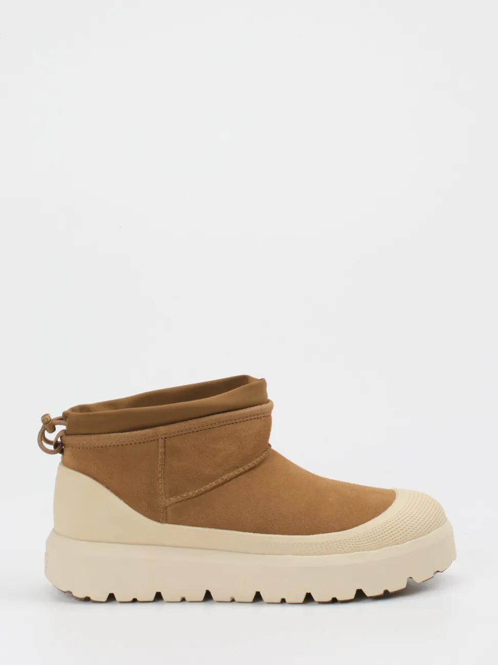 UGG – Stiefeletten aus Veloursleder hellbraun