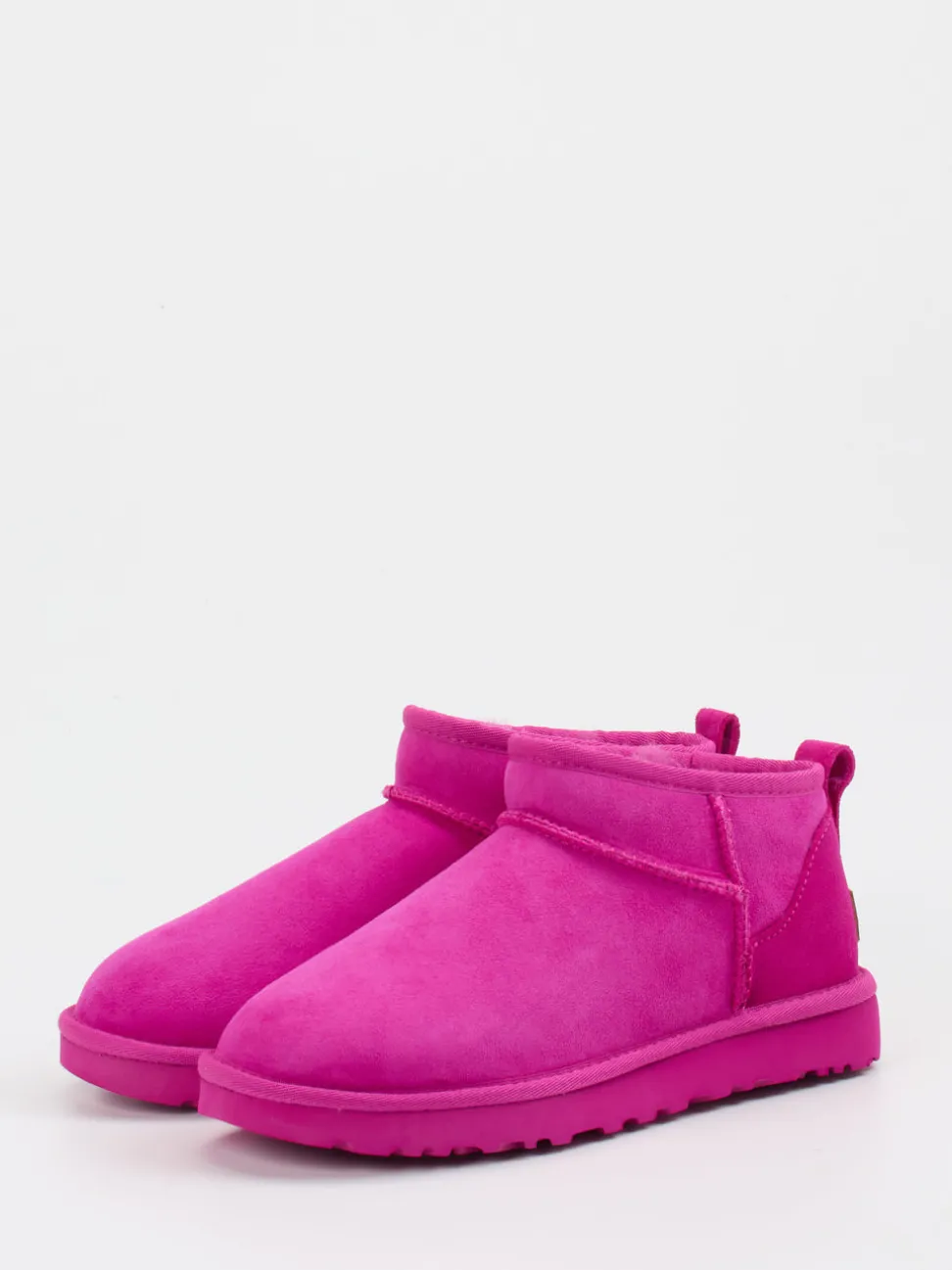 UGG – Stiefeletten aus Veloursleder in Pink