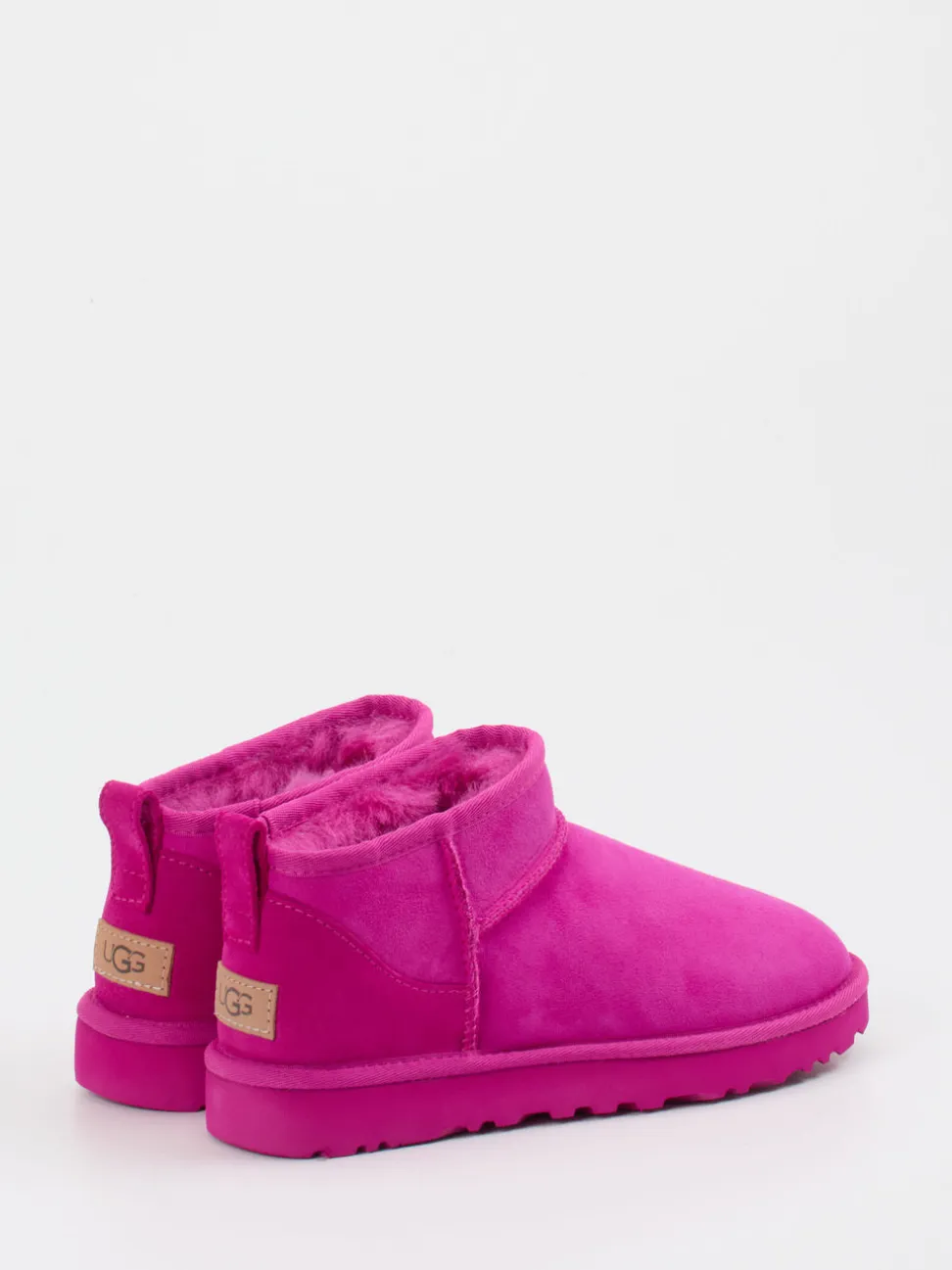 UGG – Stiefeletten aus Veloursleder in Pink
