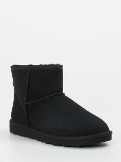 UGG – Stiefeletten aus Veloursleder schwarz