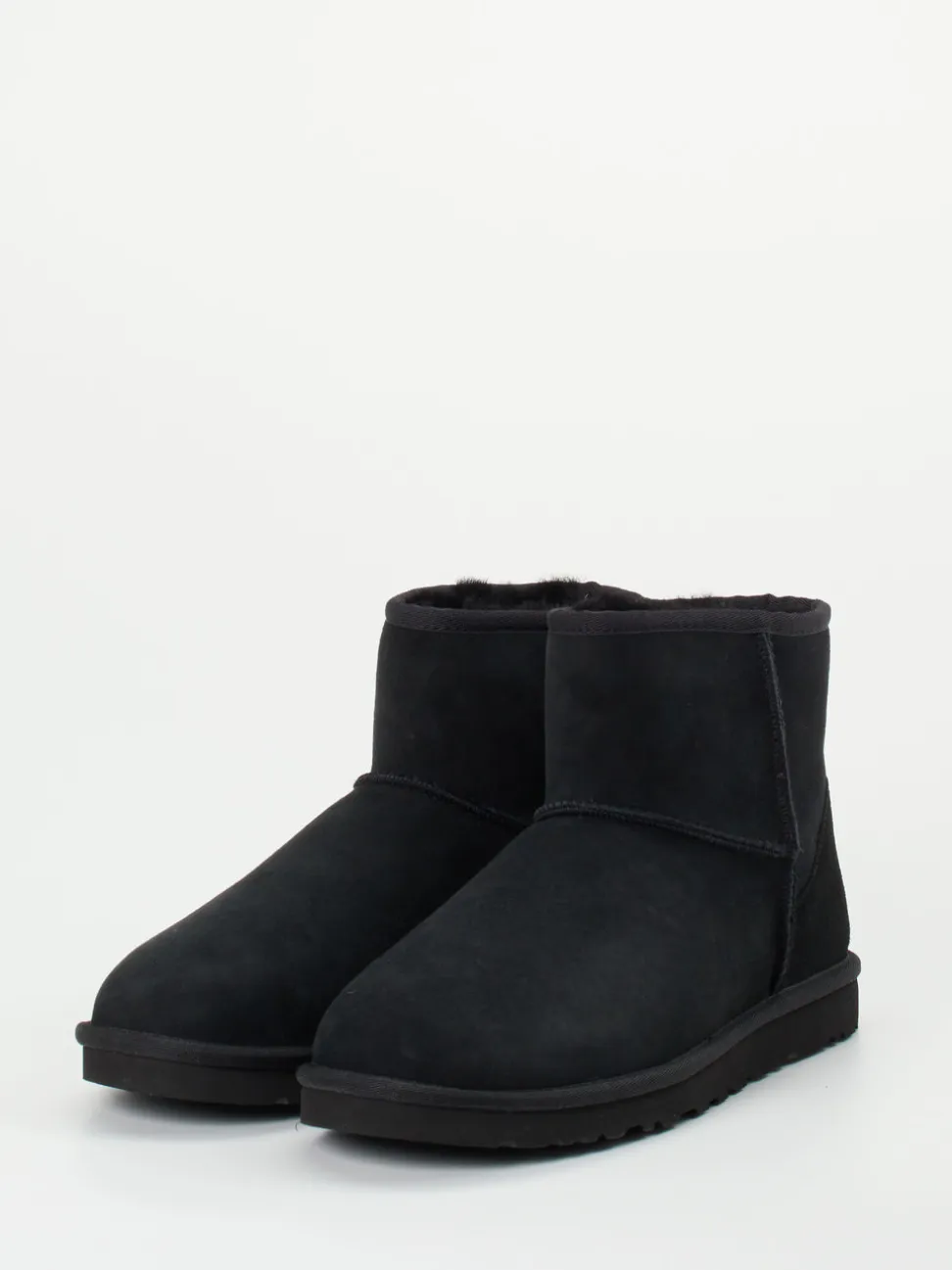 UGG – Stiefeletten aus Veloursleder schwarz