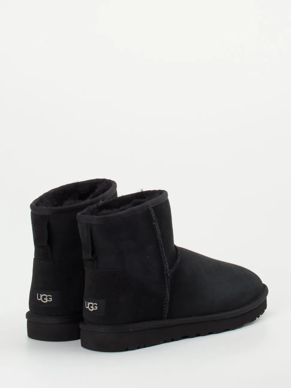 UGG – Stiefeletten aus Veloursleder schwarz