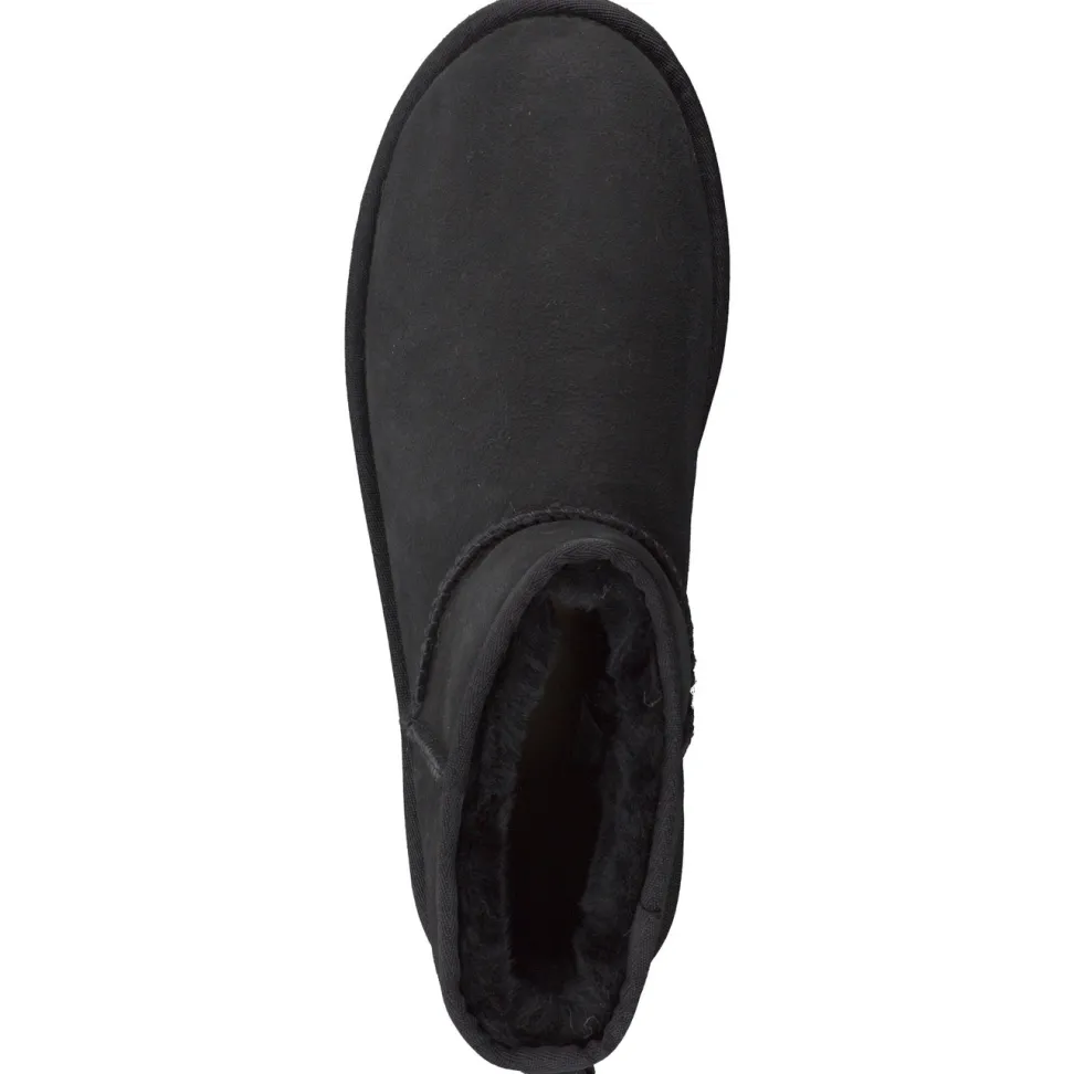UGG – Stiefeletten aus Veloursleder schwarz