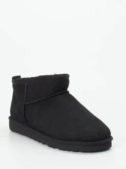 UGG – Stiefeletten aus Veloursleder schwarz