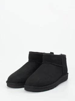 UGG – Stiefeletten aus Veloursleder schwarz