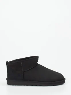 UGG – Stiefeletten aus Veloursleder schwarz