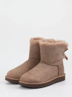 UGG – Stiefeletten aus Veloursleder Taupe