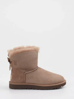 UGG – Stiefeletten aus Veloursleder Taupe