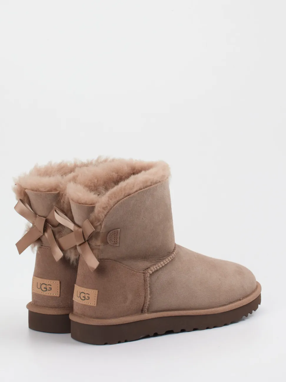 UGG – Stiefeletten aus Veloursleder Taupe