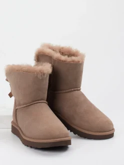 UGG – Stiefeletten aus Veloursleder Taupe